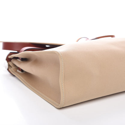Hermes Vache Hunter Toile Herbag Zip 31 PM Trench Cuivre 11 of 12
