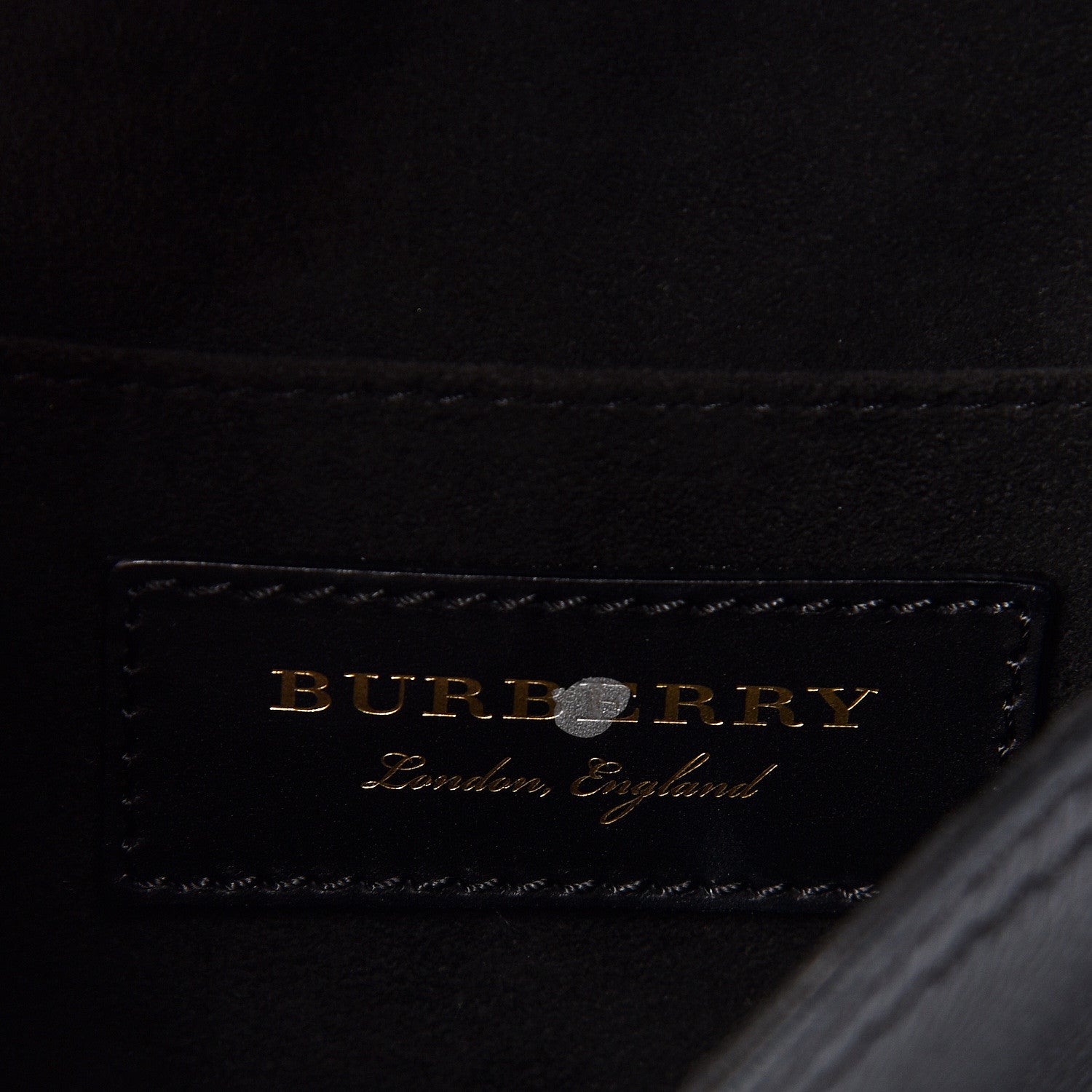 Burberry Calfskin Large Bridle Saddle Bag Black 7 of 11