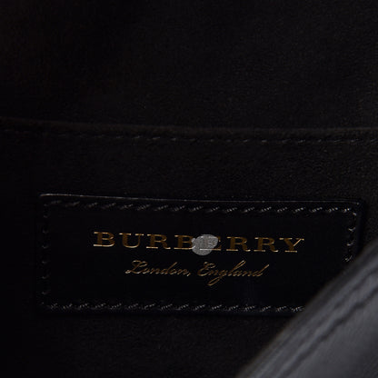 Burberry Calfskin Large Bridle Saddle Bag Black 7 of 11