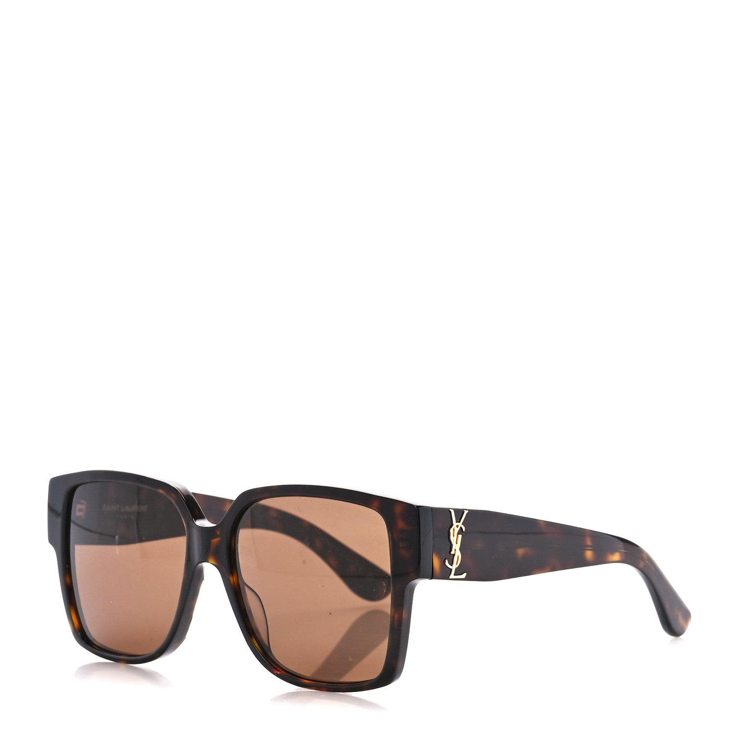 Saint Laurent Acetate Square SL M9N Sunglasses Tortoise 1 of 7
