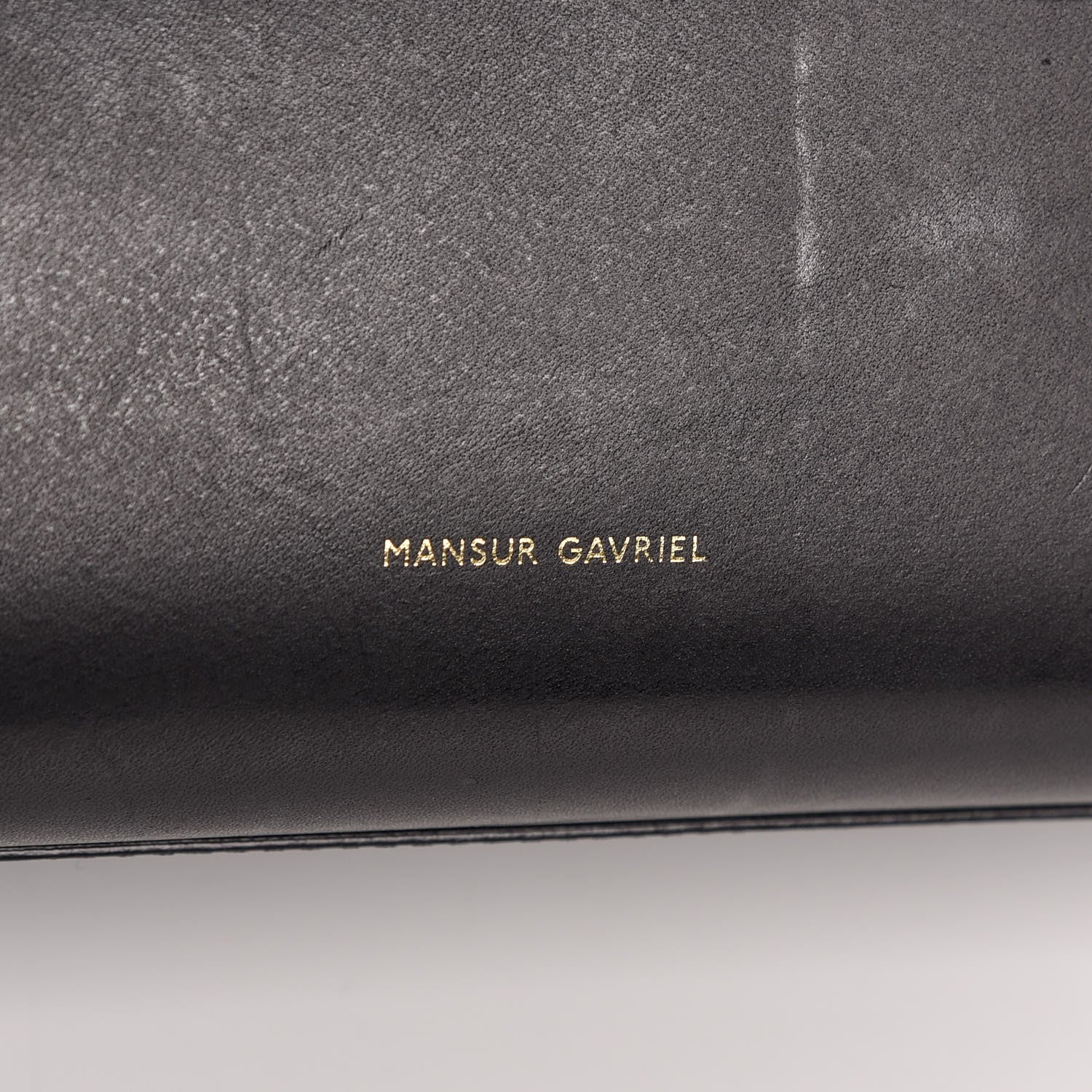 Mansur Gavriel Calfskin Sun Bag Black Blue 7 of 7