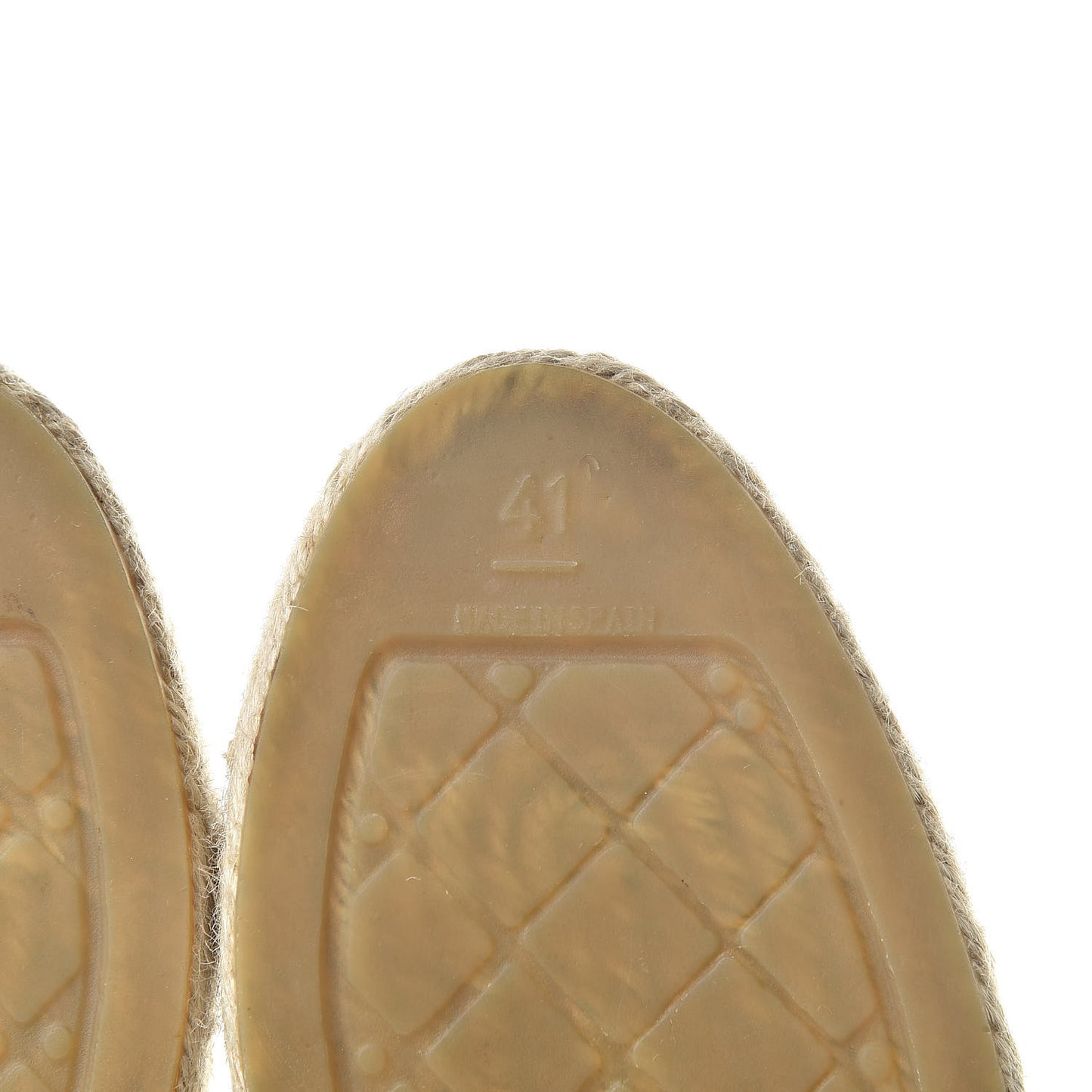Lambskin CC Espadrilles 41 White