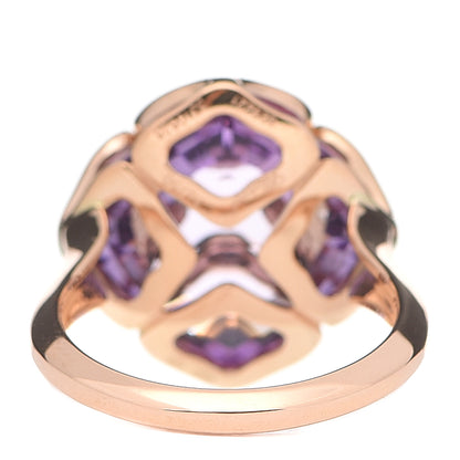 Chopard 18K Rose Gold Amethyst Imperiale Cocktail Ring 49 5 3 of 5