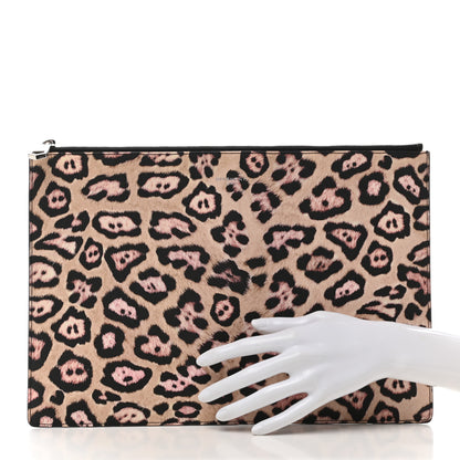 Givenchy Coated Canvas Jaguar Print Zip Pouch 2 of 7