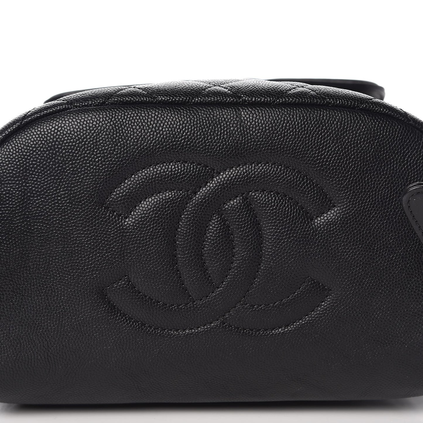 Caviar Quilted Filigree Backpack Black