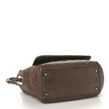 Chanel Calfskin Quilted Istanbul Accordion Flap Brown 4 of 12