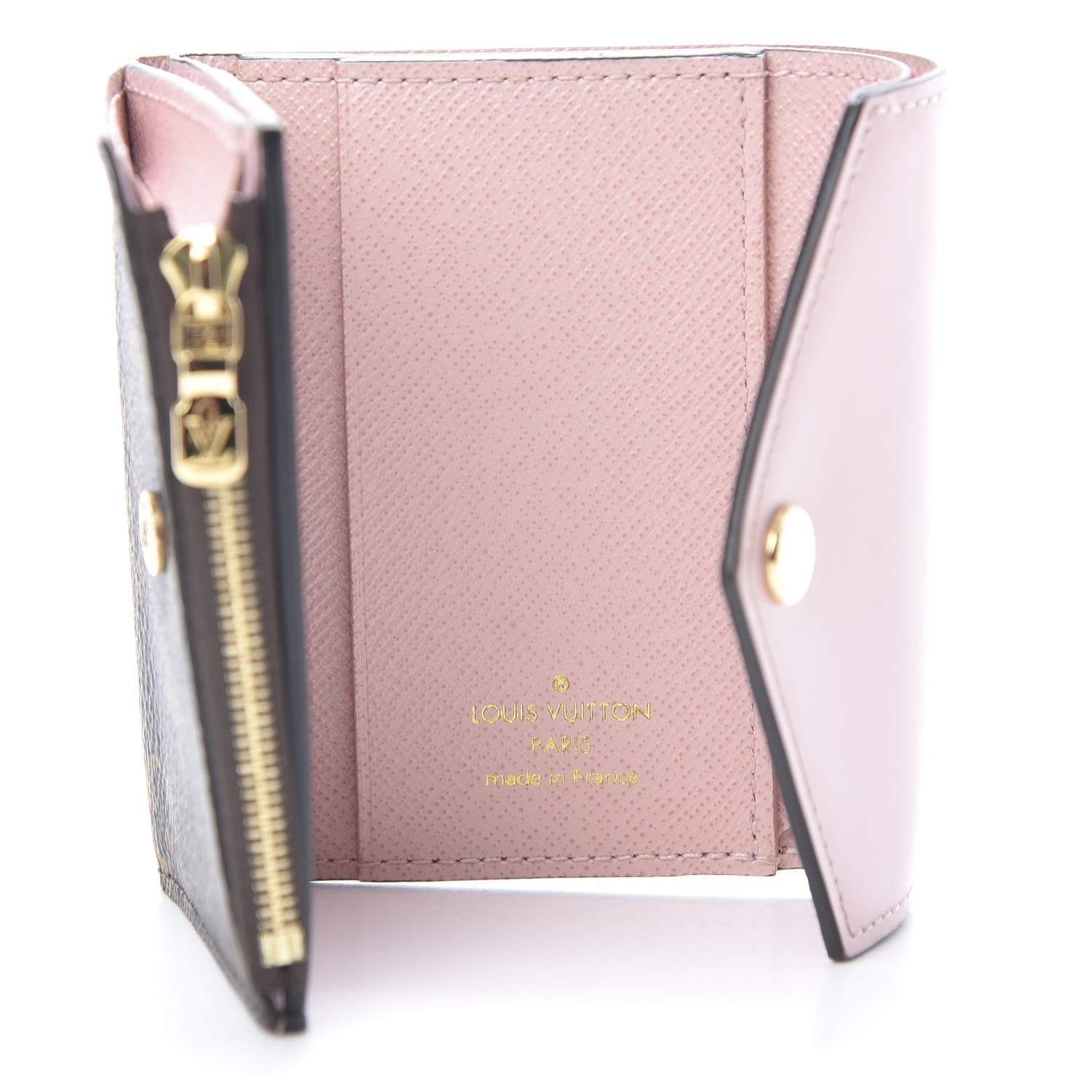 Louis Vuitton Monogram Zoe Wallet Rose Ballerine 5 of 10