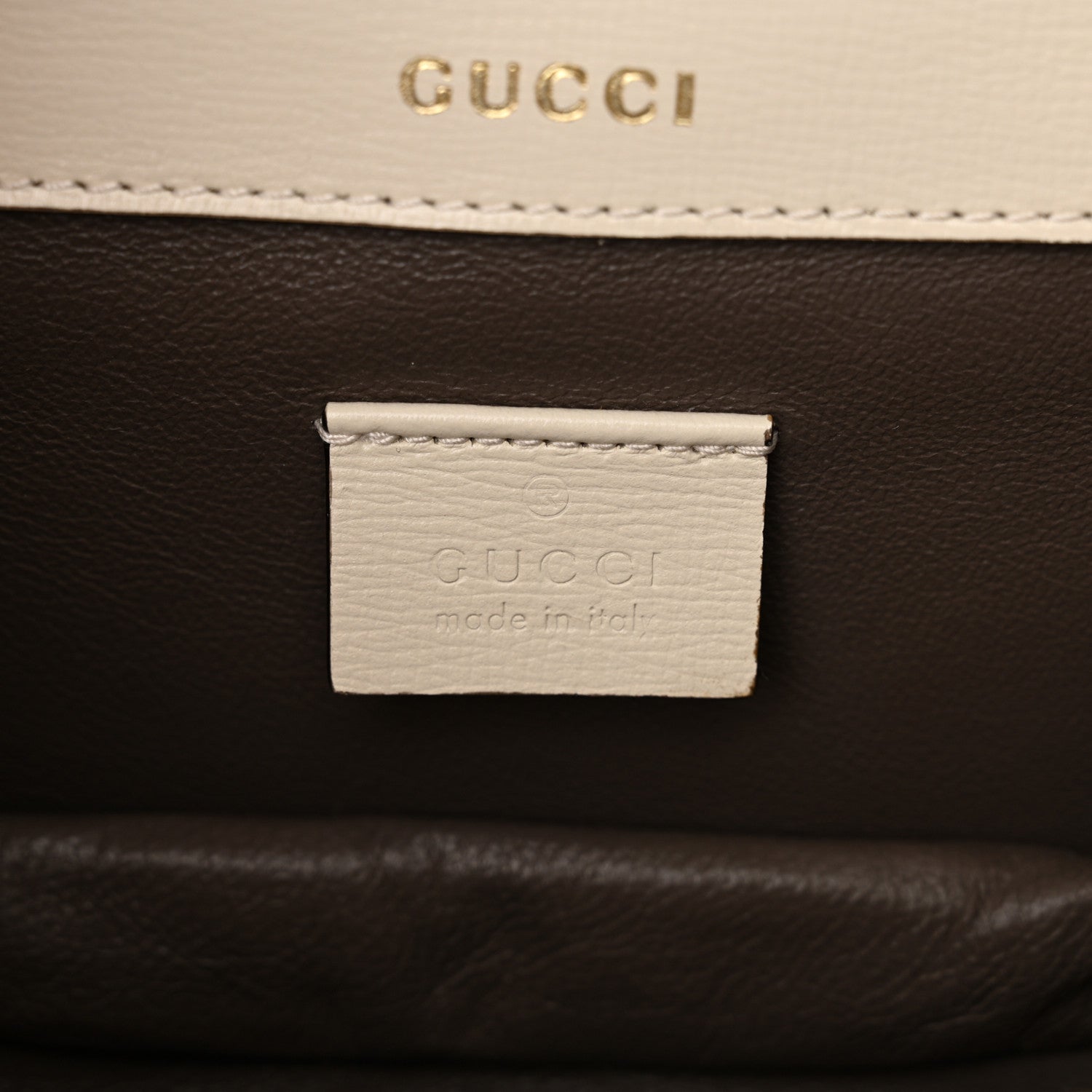 Gucci Azalea Calfskin Mini Sylvie 1969 Flap Messenger Bag Mystic White 6 of 10