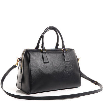 Prada Saffiano Lux Bowler Black 3 of 11