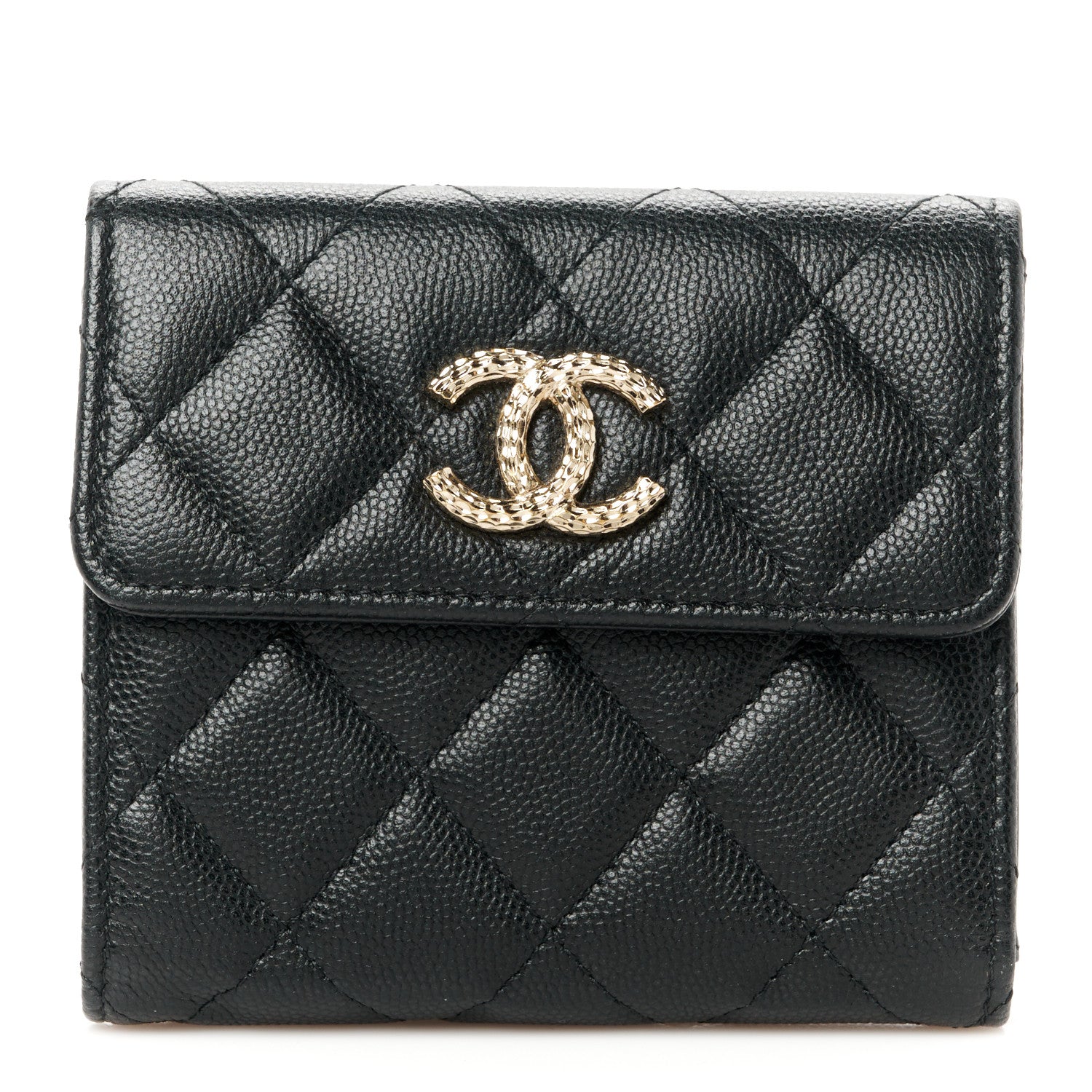 Chanel Caviar Quilted Small Flap Wallet  Black 1 of 11