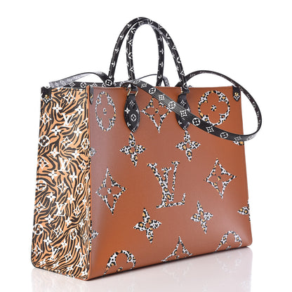 Louis Vuitton Monogram Giant Jungle Onthego GM Black 3 of 10