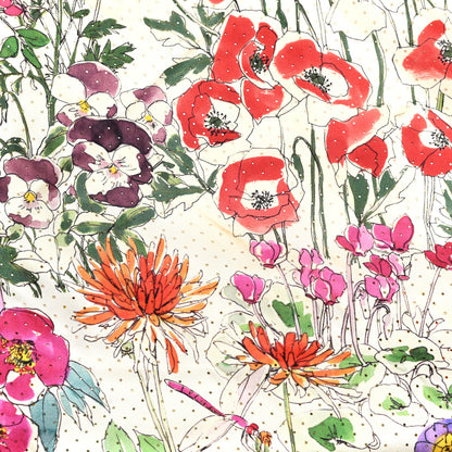 Gucci Silk Flora Infinity Chrissy Square Scarf White Black 4 of 5