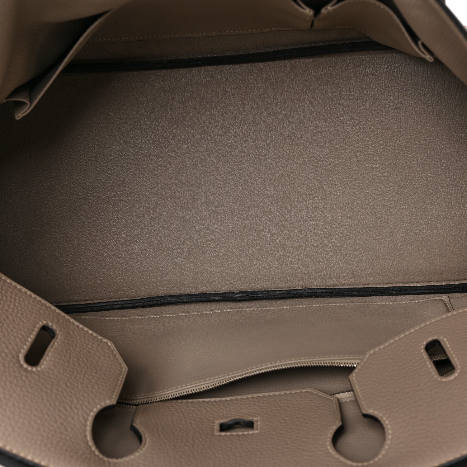 Hermes Taurillon Clemence JPG Shoulder Birkin II 42 Gris Tourterelle 5 of 9