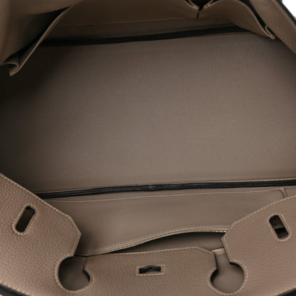 Hermes Taurillon Clemence JPG Shoulder Birkin II 42 Gris Tourterelle 5 of 9