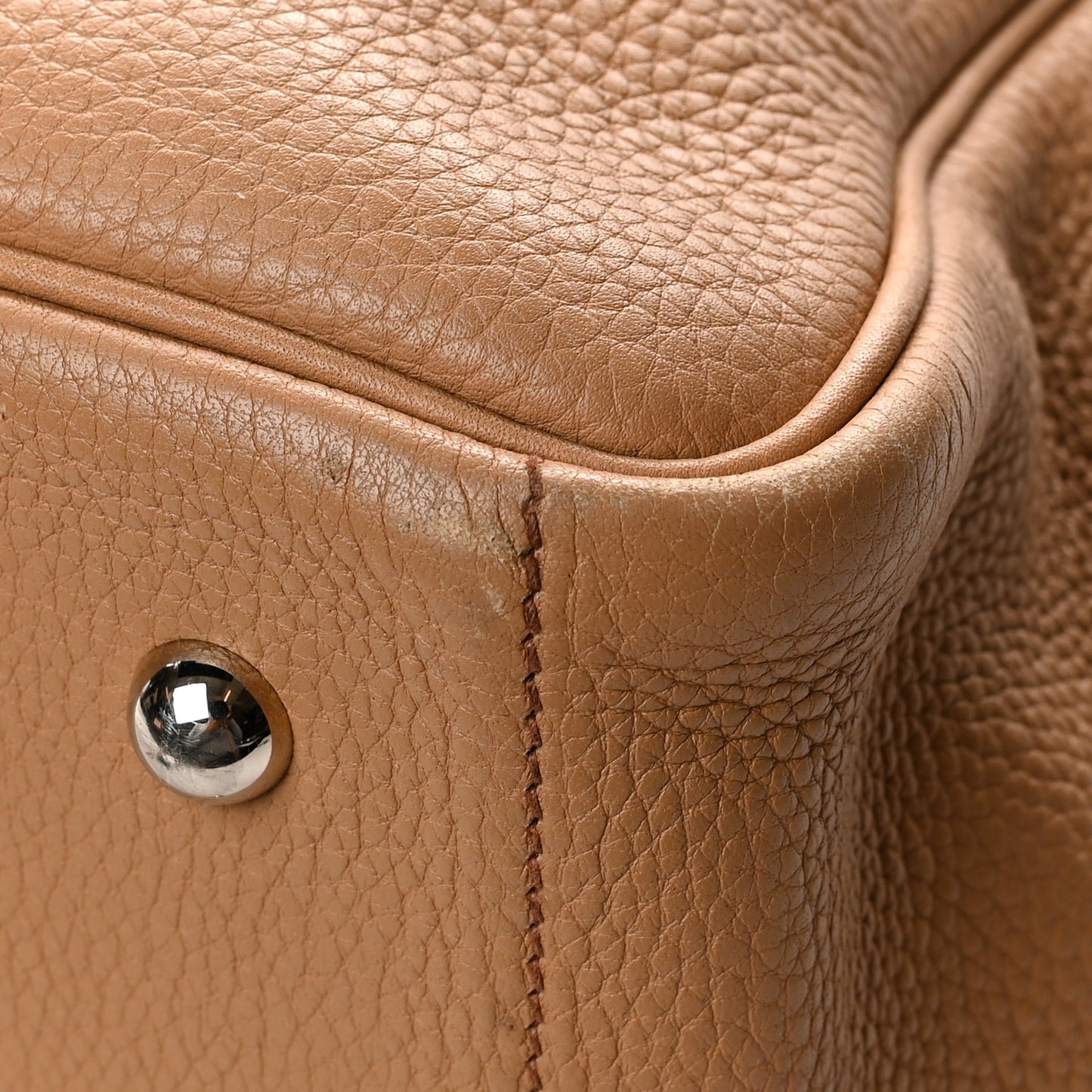 Taurillon Clemence Victoria II Cabas 35 Tabac Camel