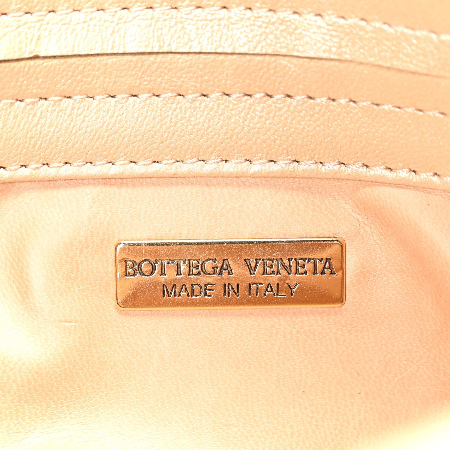 Bottega Veneta Metallic Nappa Intrecciato Mini Crossbody Rose Gold 7 of 10
