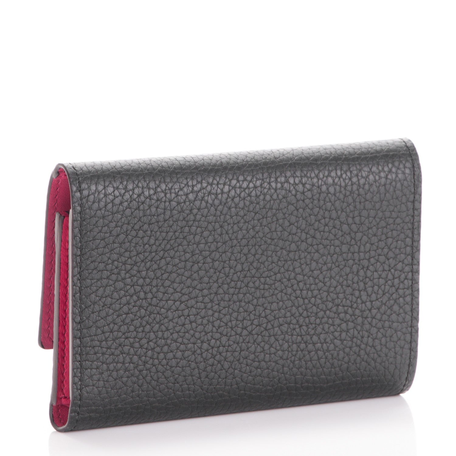 Louis Vuitton Taurillon Capucines Compact Wallet Black 3 of 7