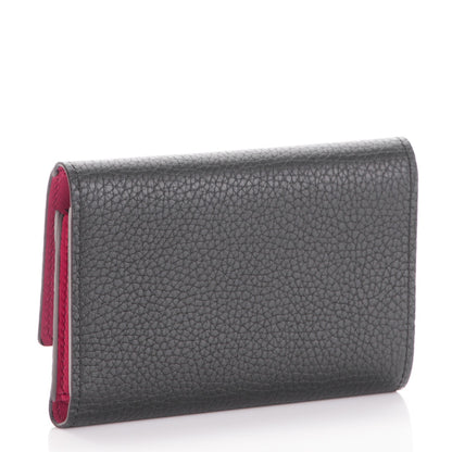 Louis Vuitton Taurillon Capucines Compact Wallet Black 3 of 7