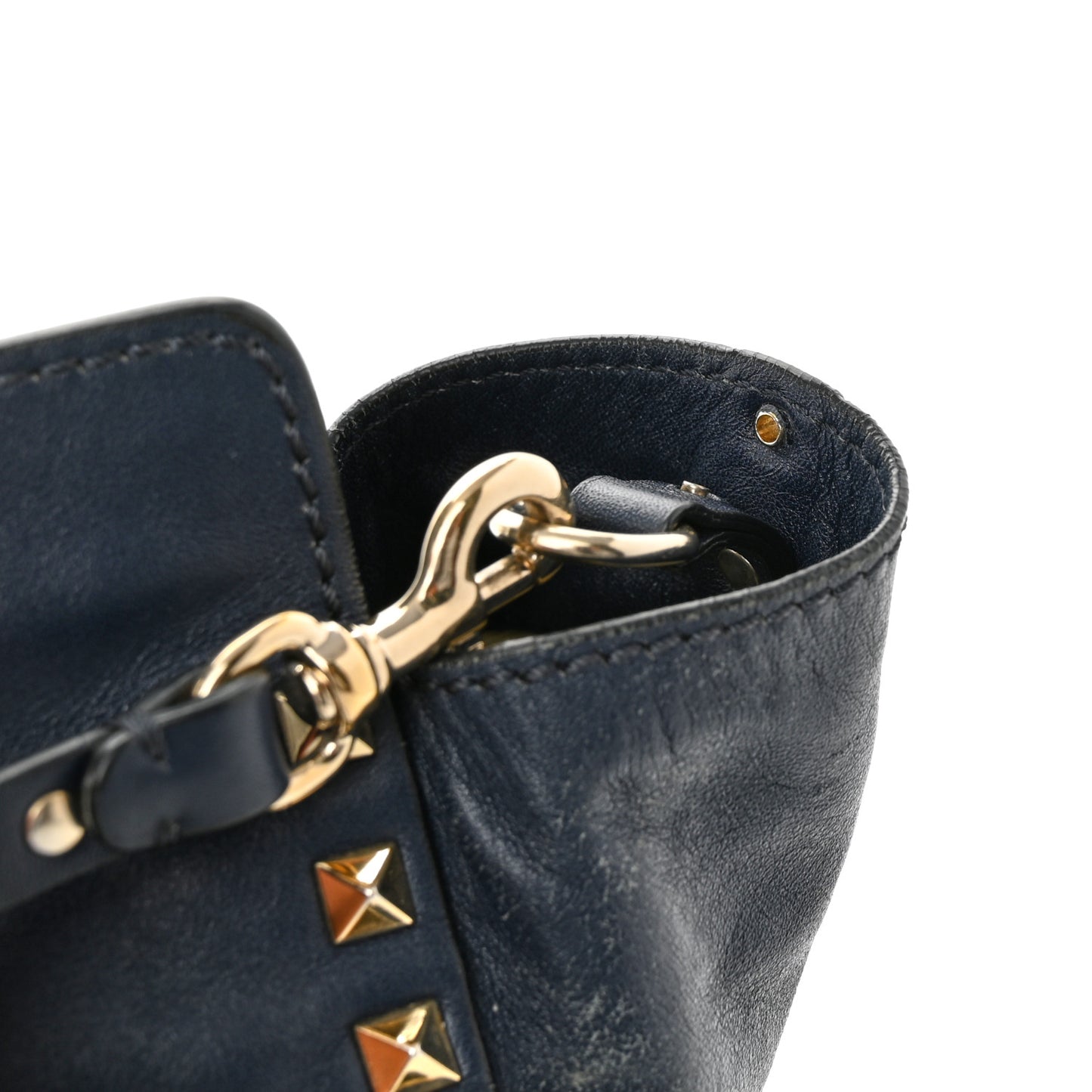 Vitello Small Rockstud Tote Marine