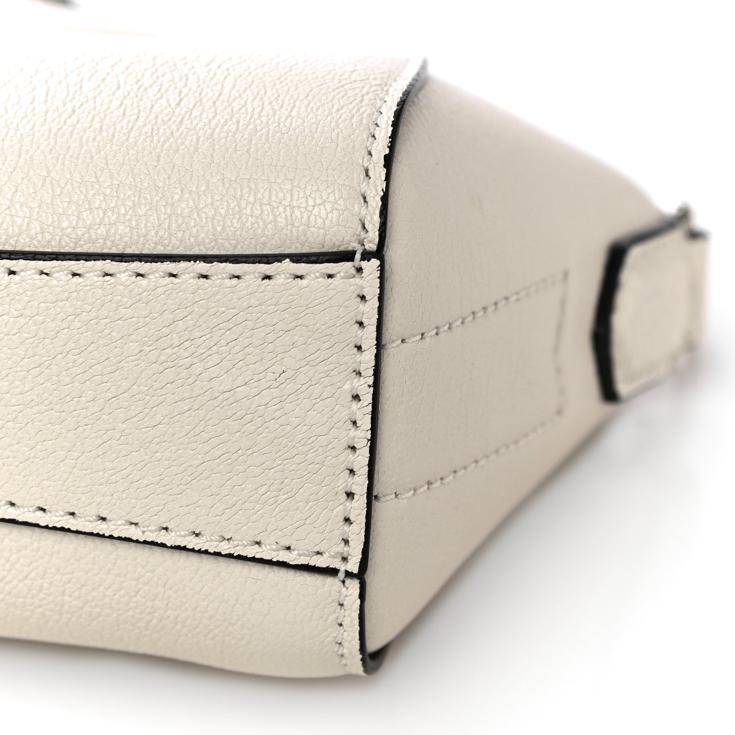 Sugar Goatskin Nano Antigona Ivory