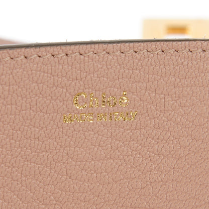 Chloe Grained Lambskin Drew Shoulder Bag Cement Pink 7 of 10