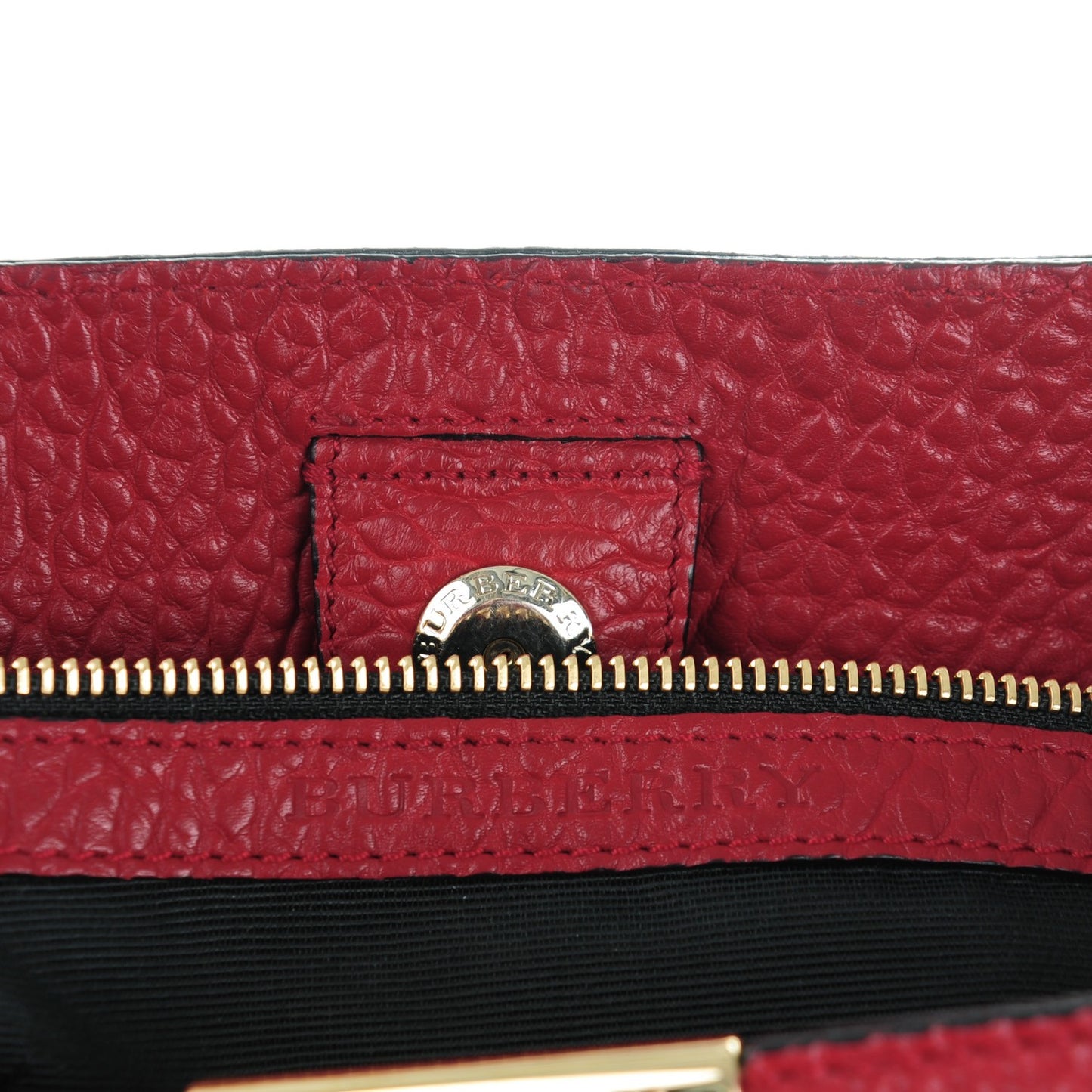 Heritage Grain Medium Woodbury Tote Military Red