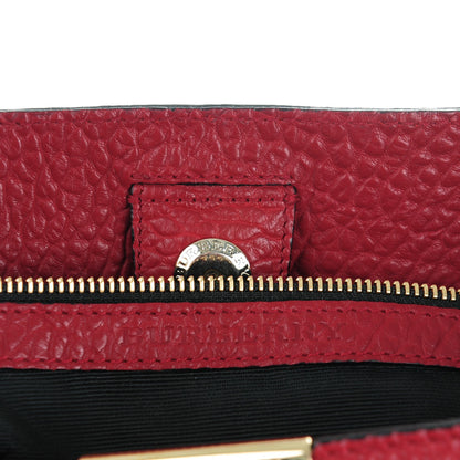 Burberry Heritage Grain Medium Woodbury Tote Military Red 6 of 8