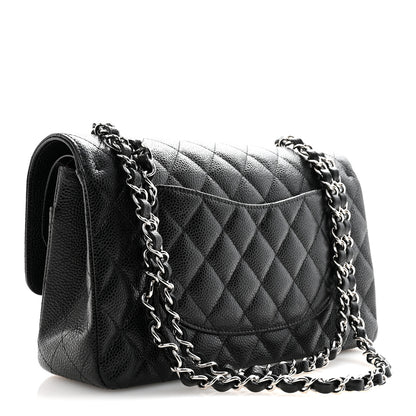 Chanel Caviar Quilted Medium Double Flap Black 3 of 11