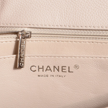 Chanel Caviar Jumbo Single Flap Light Beige 6 of 8