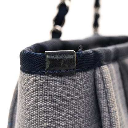 Chanel Canvas Mini Deauville Tote Denim Blue 12 of 12