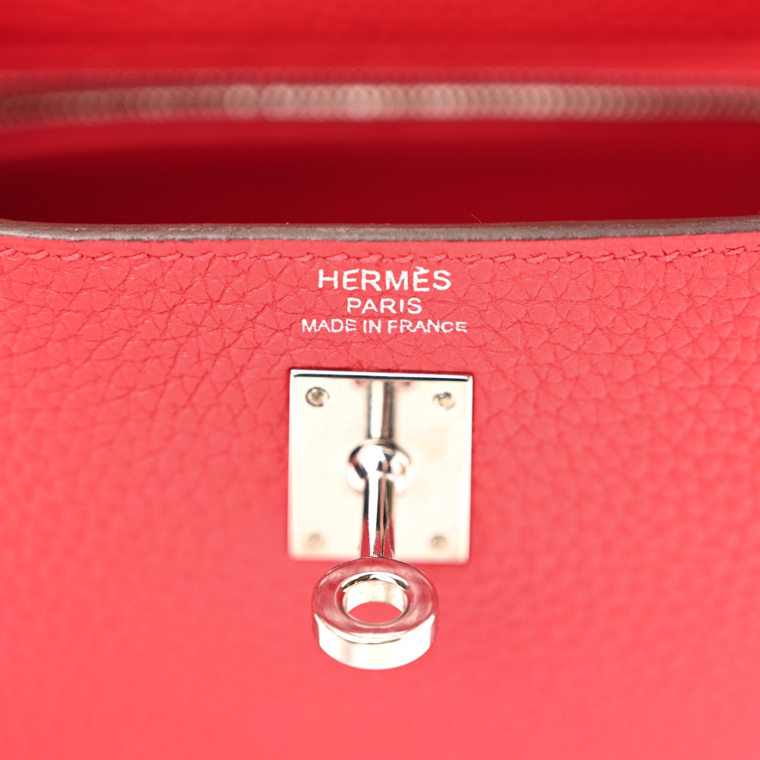 Hermes Togo Kelly Retourne 25 Rouge de Coeur 6 of 13