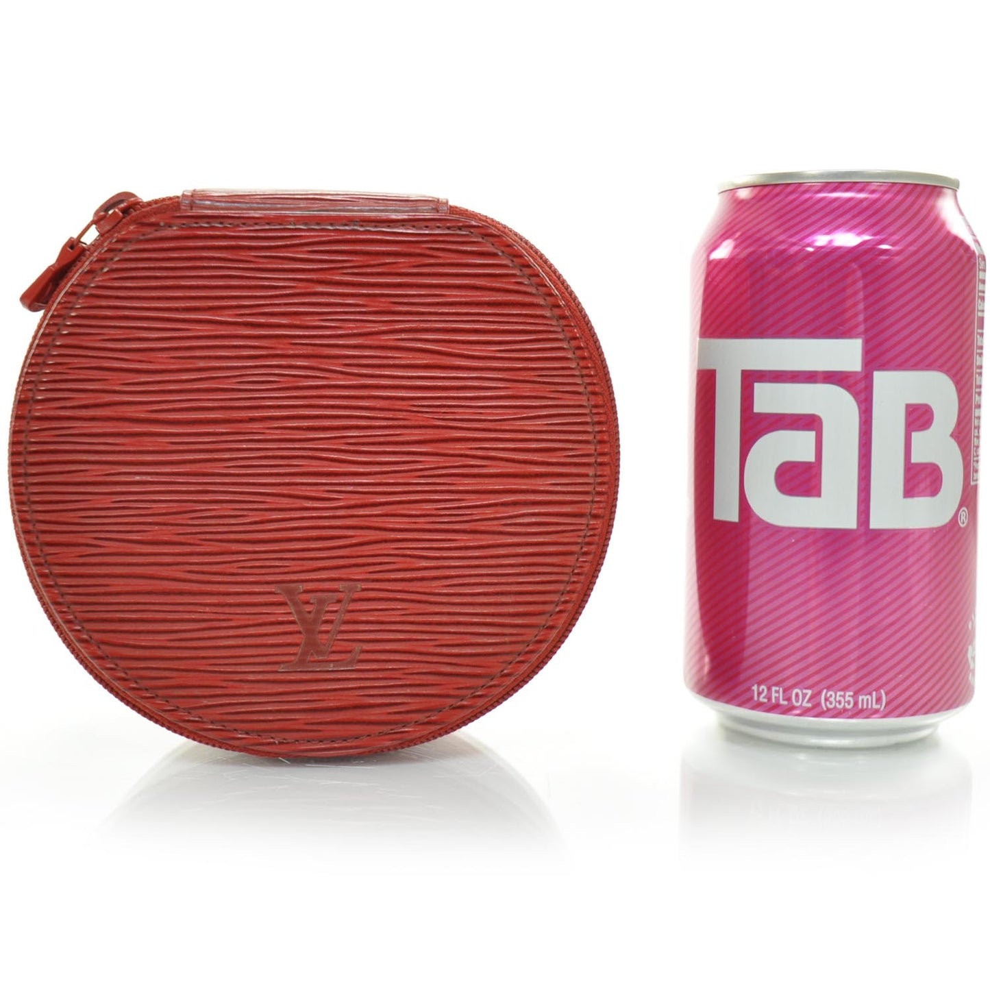 Epi Ecrin Bijoux Jewelry Box 12cm Red