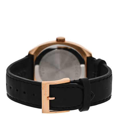 Gucci Stainless Steel Calfskin 40mm GG2570 Quartz Watch Black 3 of 5