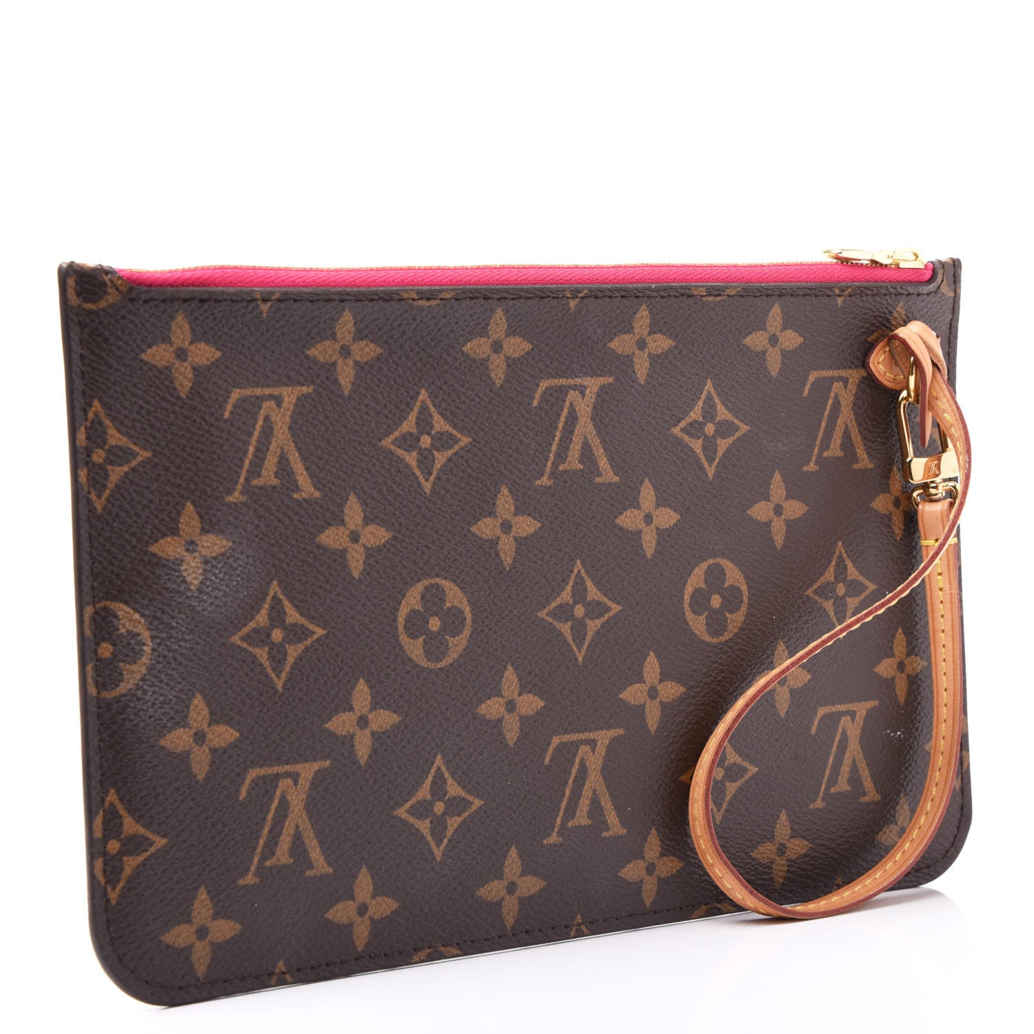 Louis Vuitton Monogram Neverfull MM GM Pochette Pivoine 2 of 9