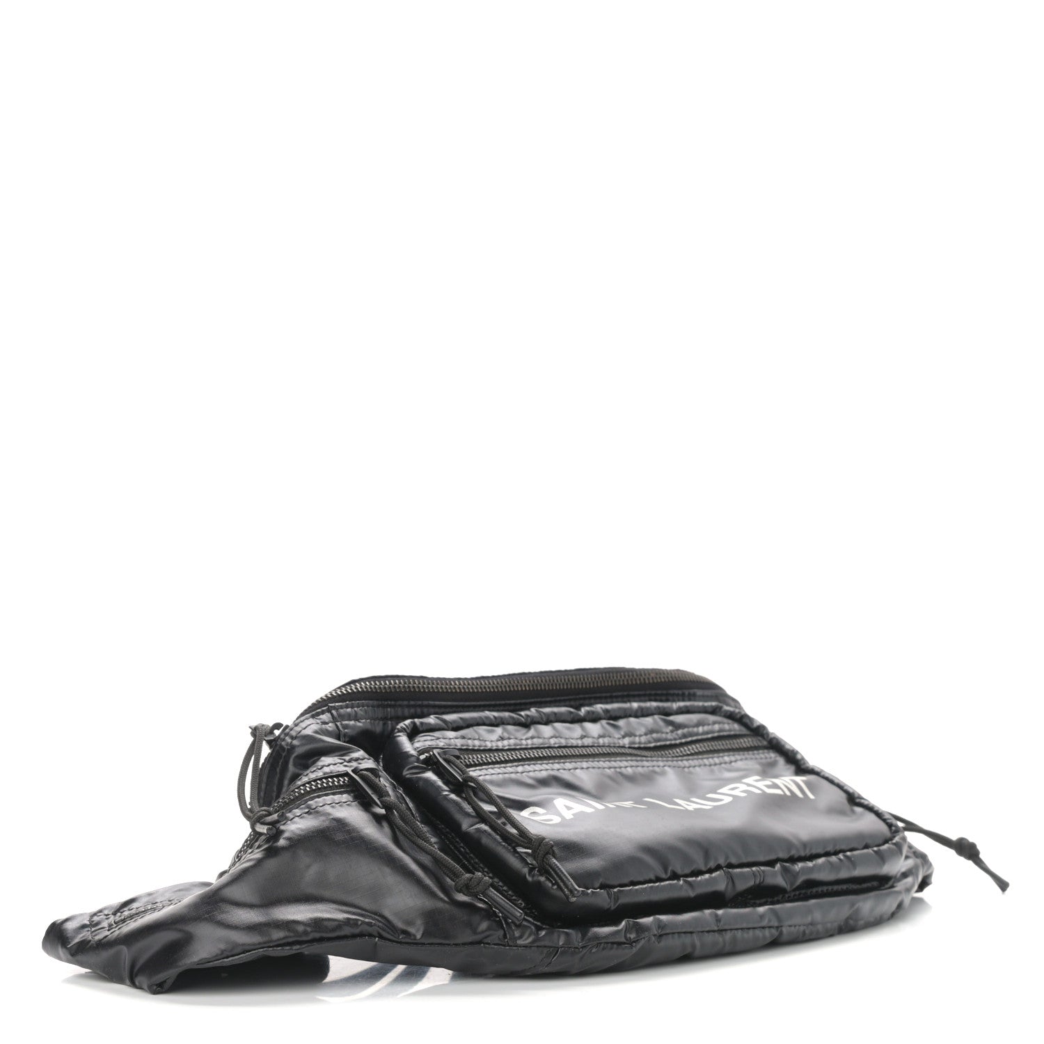 Saint Laurent Nylon Logo Ripstop Body Belt Bag Black 4 of 9