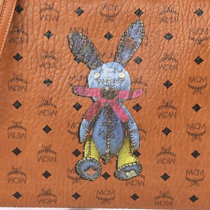 MCM Visetos Rabbit Crossbody Pouch Cognac 11 of 11