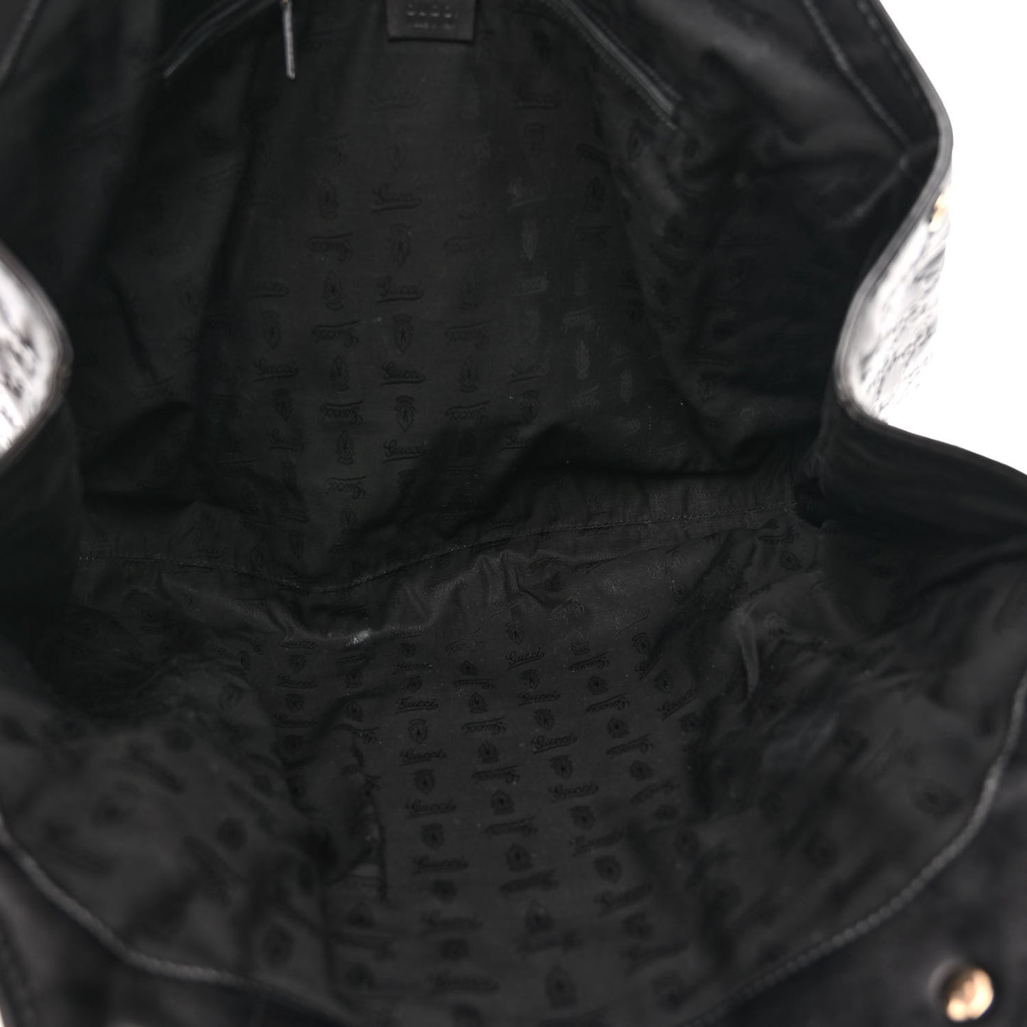 Guccissima Large Sukey Tote Black