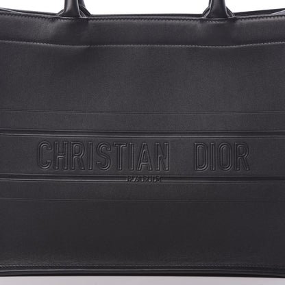 Christian Dior Calfskin Embossed Medium Book Tote Black 8 of 11