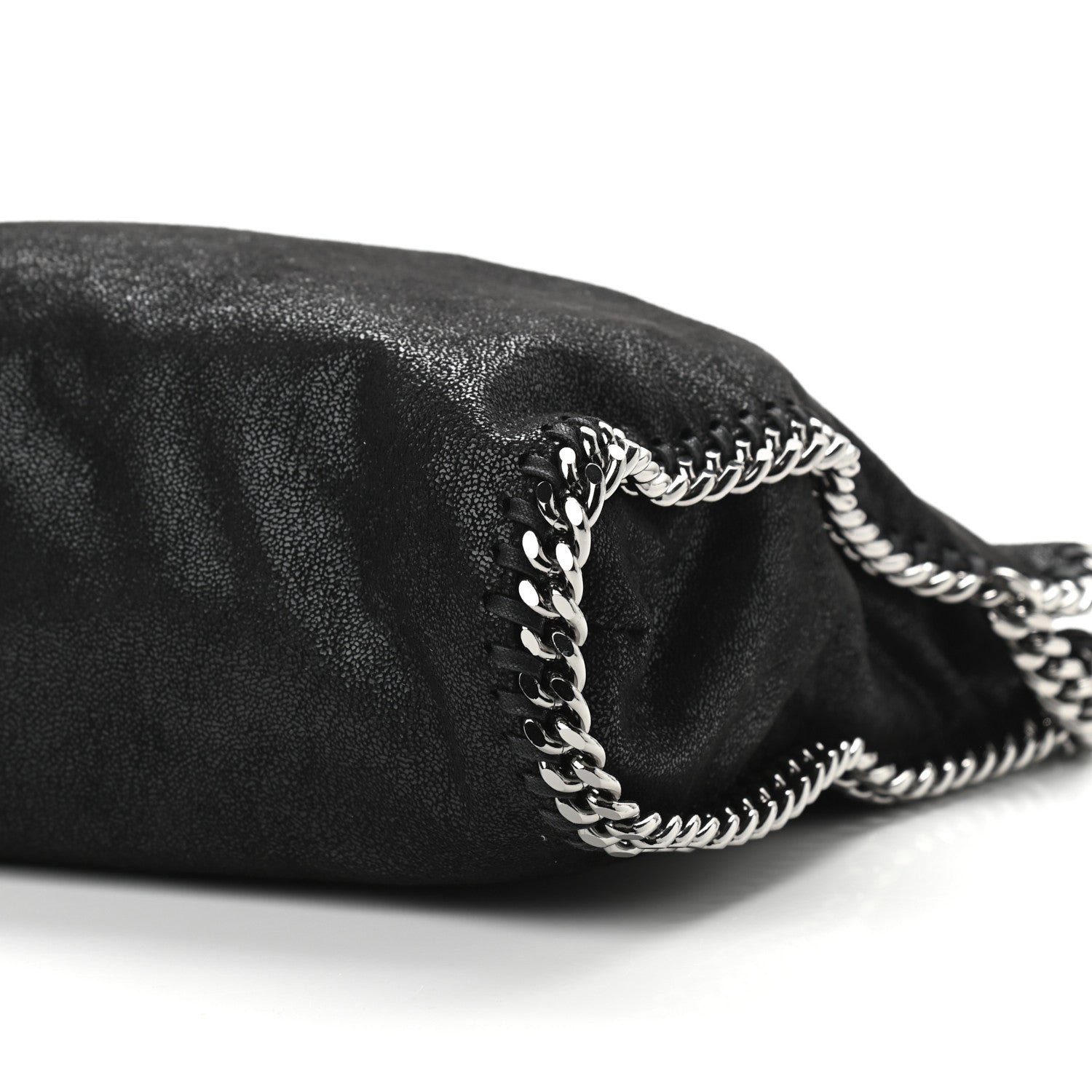 Stella McCartney Shaggy Deer Falabella Fold Over Tote Black 11 of 11