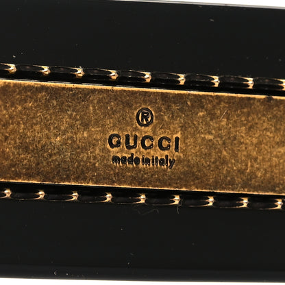 Gucci Resin Crystal Single Hair Barrette Black 3 of 3