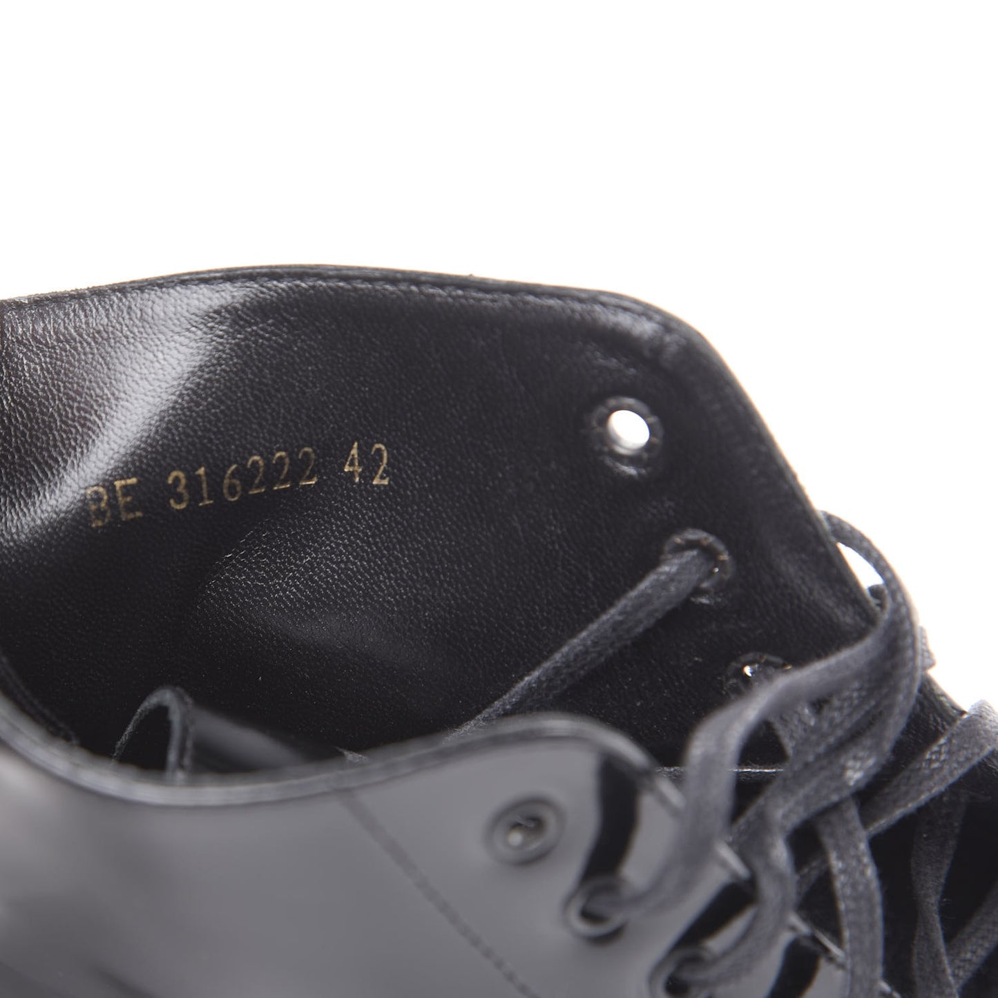 Smooth Calfskin Ankle Boots 42 Black