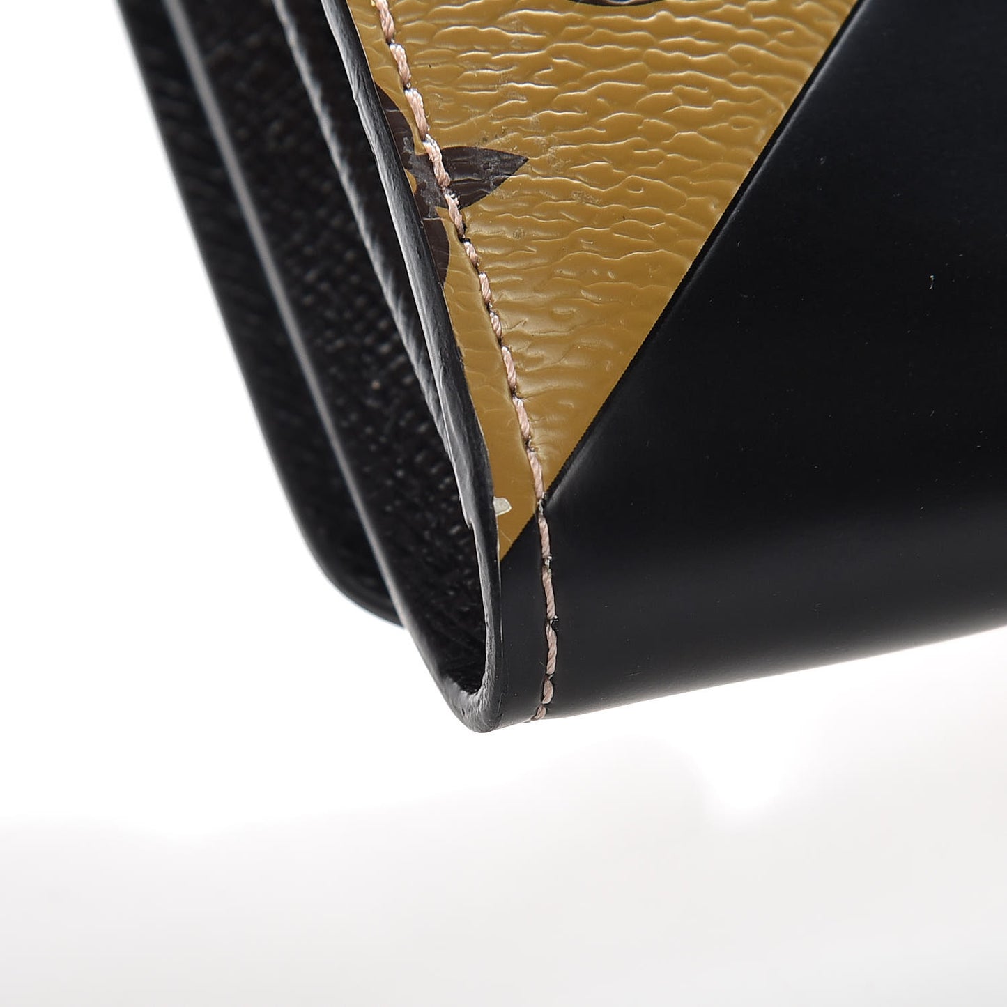 Epi Reverse Monogram Twist Wallet Rose Ballerine