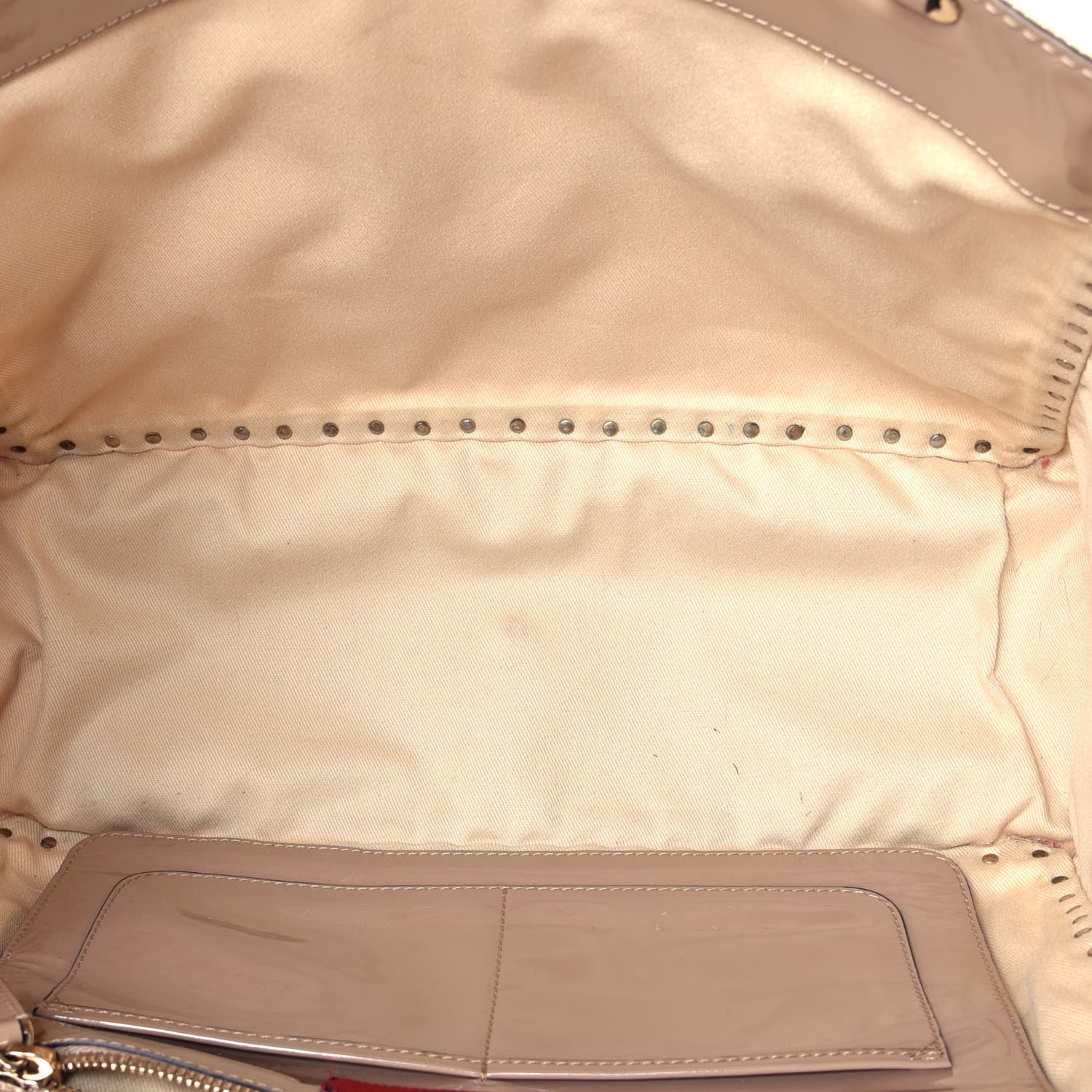 Valentino Garavani Raffia Medium Rockstud Tote Natural 6 of 9