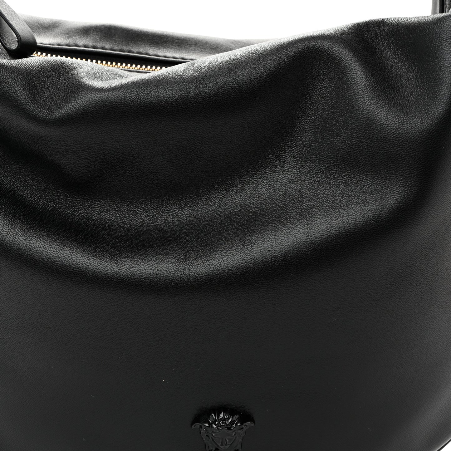 Calfskin La Medusa Chain Hobo Black