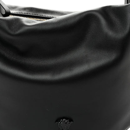 Versace Calfskin La Medusa Chain Hobo Black 8 of 10