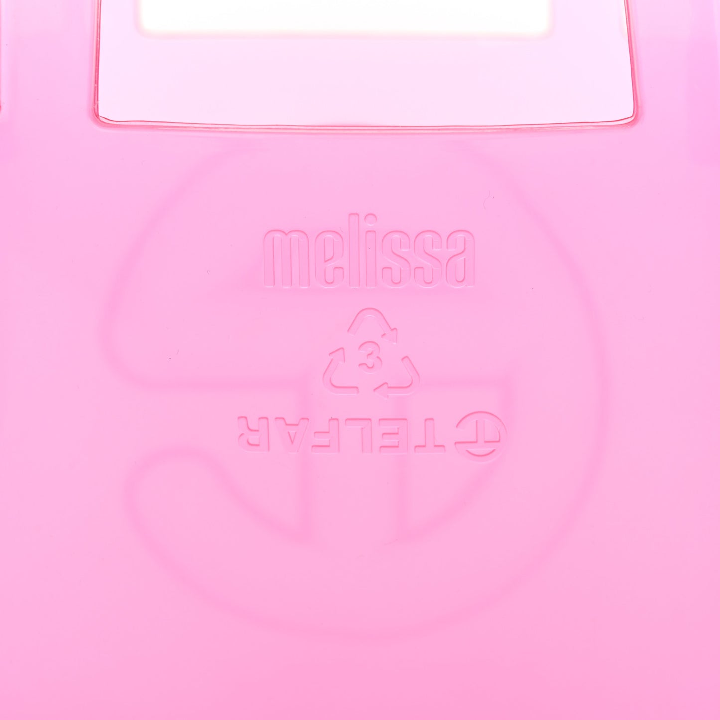 x MELISSA Jelly Small Shopping Bag Clear Pink