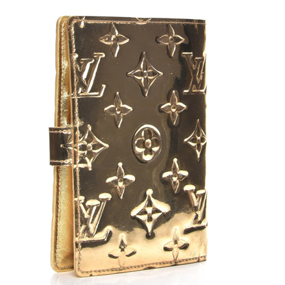 Louis Vuitton Monogram Miroir Small Ring Agenda Gold 3 of 7