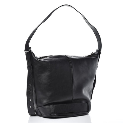 Marc Jacobs Calfskin Sling Moto Shoulder Bag Black 3 of 9