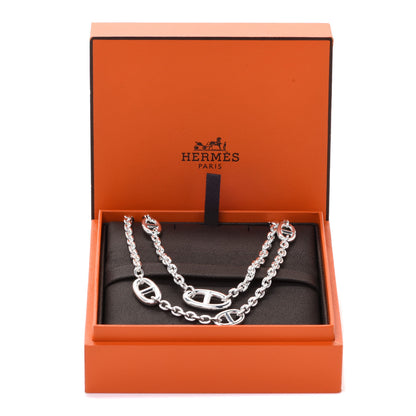 Hermes Sterling Silver Farandole Necklace 120 7 of 7
