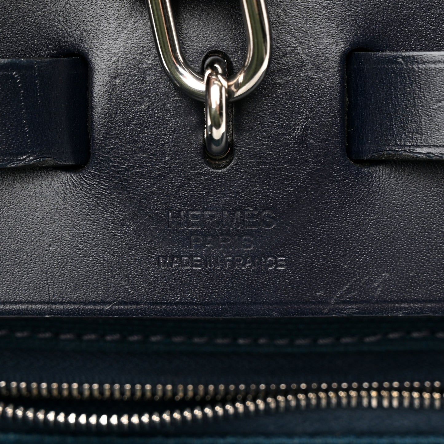 Military Toile Vache Hunter Herbag Zip 31 PM Bleu Ocean Bleu Indigo